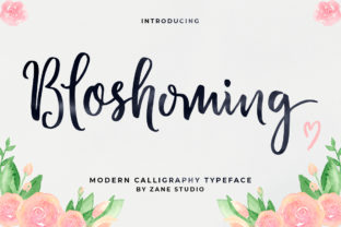 Bloshoming: A Trendy Script Font for Business Branding