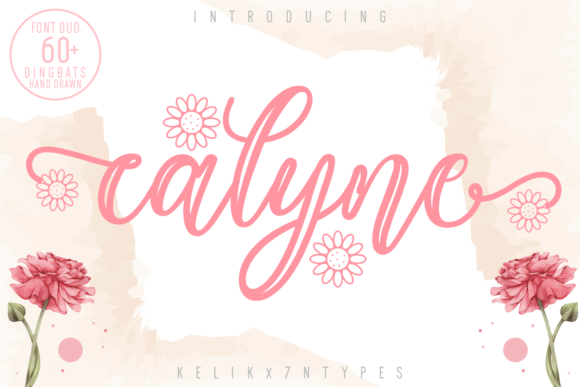 Calyne: A Delicate Handwritten Font