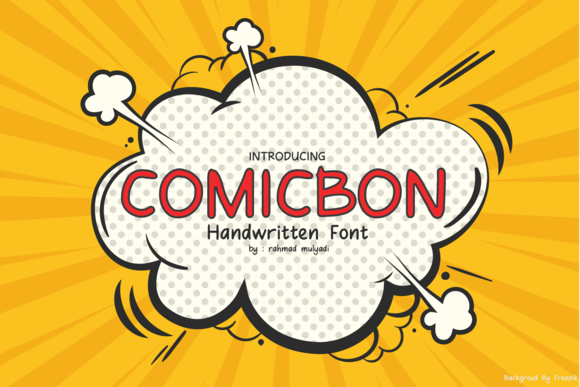 Comicbon: A Handwritten Font for Creative Marketing