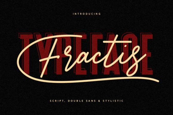 Fractis: A Bold Font for Elegant Design