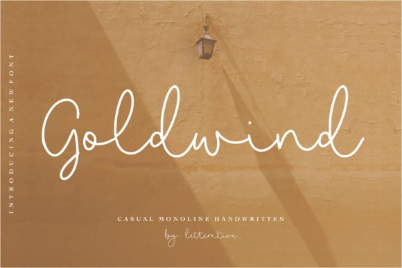 Goldwind: A Font for Creative Campaigns