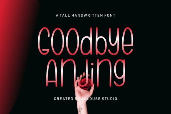 Goodbye Anjing Font for Creative Design