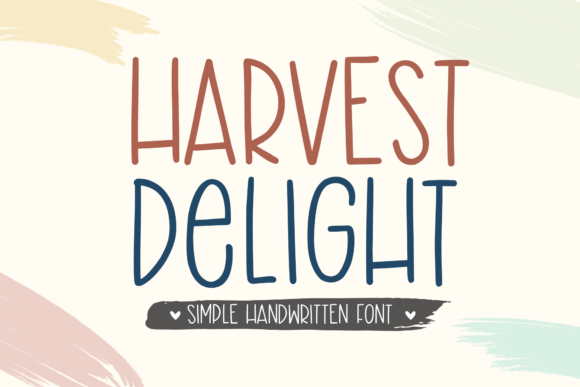 Harvest Delight: A Whimsical Font for Creative Projects