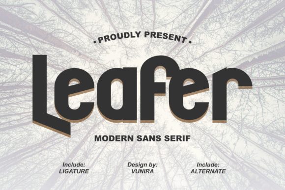 Leafer: A Modern Sans Serif for Real Projects