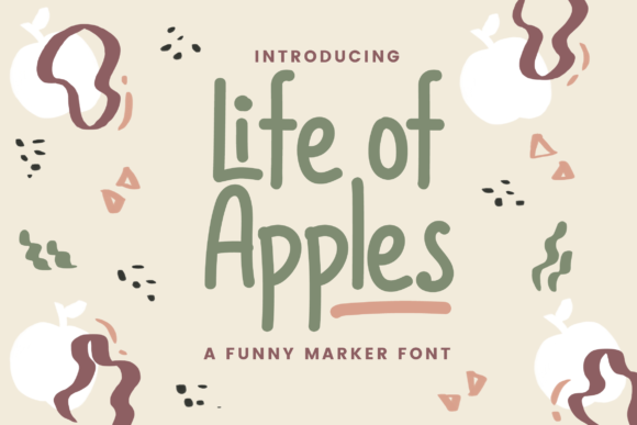 Life of Apples Font for Creative Marketing