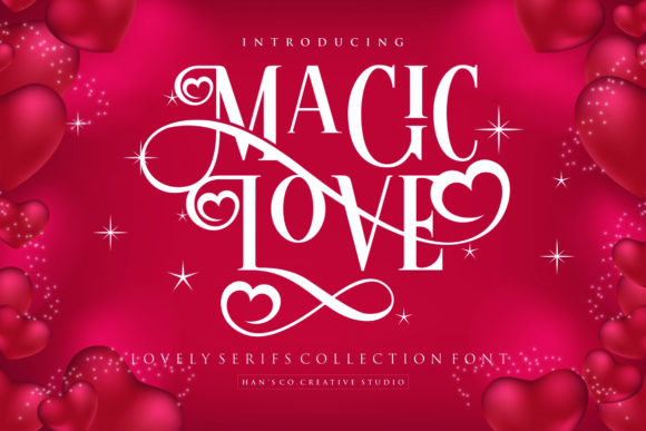 Magic Love: A Romantic Serif Font for Designers