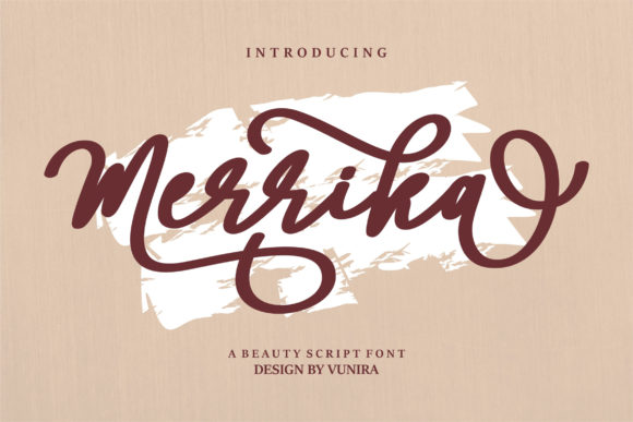 Merrika: A Handwritten Font for Creative Projects