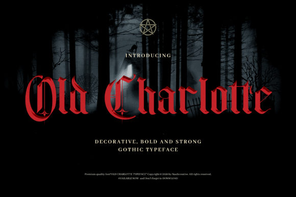 Old Charlotte Font for Creative Projects