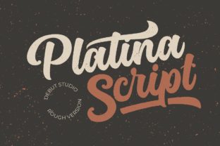 Platina Script - Rough: A Bold Font for Business