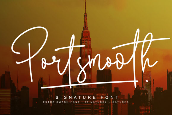 Portsmooth: A Handwritten Font for Elegant Design
