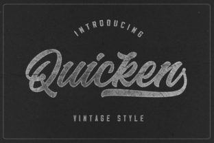 Quicken: A Vintage Font for Business