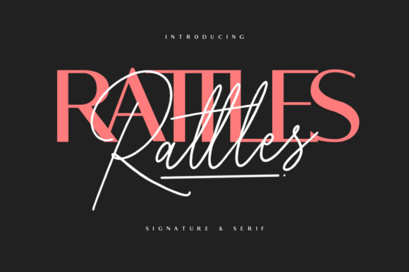 Rattles: A Creative Font for Makers