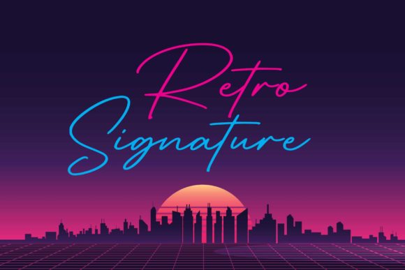 Retro Signature Font Review
