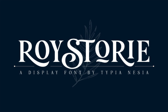 Roystorie: A Bold Serif Font for Creative Makers