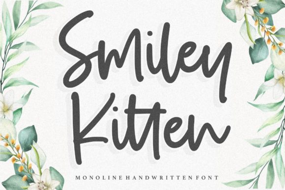 Smiley Kitten: A Friendly Font for Your Business