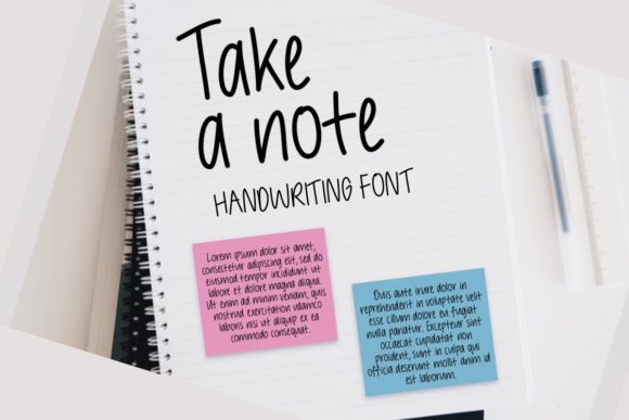 Take a Note: A Handwritten Font for Creative Marketing