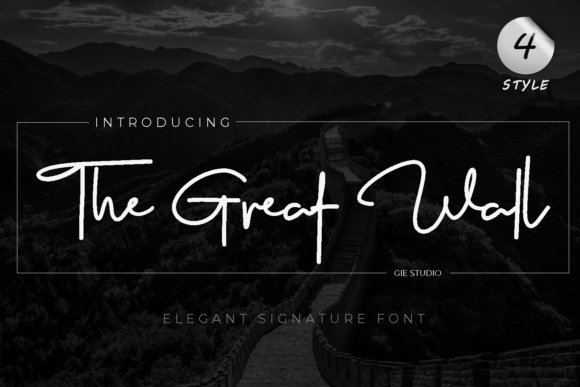 The Great Wall: A Script Font with Timeless Charm