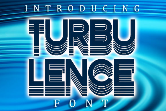 Turbulence: A Bold Typographic Statement