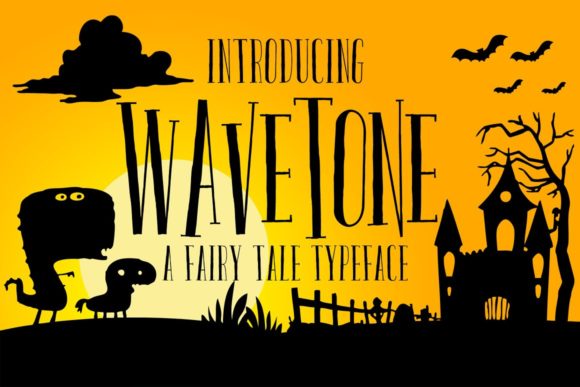Wavetone: A Spooky Serif Font