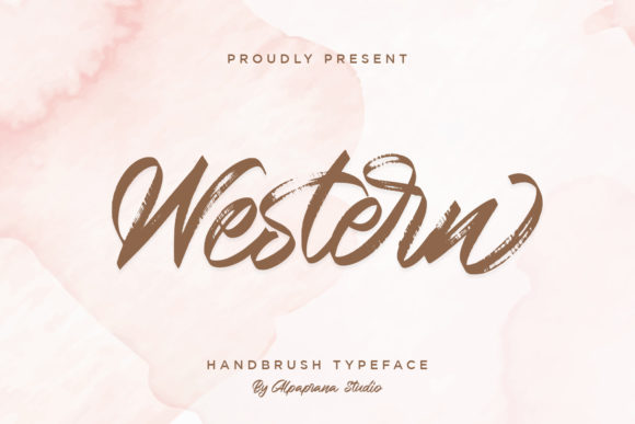 Western: A Script Handwritten Font