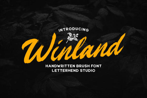 Winland: A Vintage Script Font for Web Design