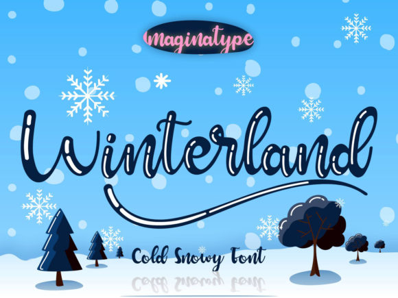 Winterland Font: Snowy Script for Creative Projects